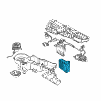 OEM Jeep Liberty EVAPORATOR-Air Conditioning Diagram - 5066549AD