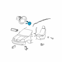 OEM 2005 Mercury Monterey Clock Spring Diagram - 5F2Z-14A664-AA