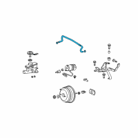 OEM Acura RL Tube Assembly, Master Power Diagram - 46402-SZ3-A01