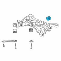 OEM 2021 GMC Terrain Mount Bushing Diagram - 22984678