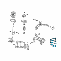 OEM 2001 Dodge Caravan Bolt-CAMBER Adjustment Diagram - 5013687AB