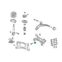 OEM 2000 Dodge Caravan BUSHING-Cradle Diagram - 4684284