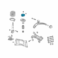 OEM 2006 Dodge Grand Caravan Mount-STRUT Diagram - 4766116AB