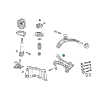 OEM 2002 Dodge Caravan BUSHING-Cradle Diagram - 4684287AB