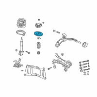 OEM 2005 Dodge Grand Caravan INSULATOR-Spring Diagram - 4743043AC