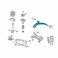 OEM Dodge Caravan Lower Control Arm Diagram - 4743834AB