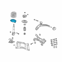 OEM 2005 Dodge Caravan INSULATOR-Spring Seat Diagram - 4743015AC