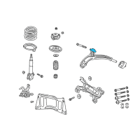 OEM 2007 Dodge Caravan BUSHING-Pivot Diagram - 4684120