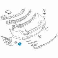 OEM 2014 BMW ActiveHybrid 7 Ultrasonic Sensor Diagram - 66-20-9-233-047