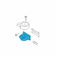 OEM 2012 Ford Transit Connect Oil Cooler Adapter Diagram - 3S7Z-6881-AA