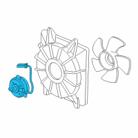 OEM 2016 Honda CR-V Motor, Cooling Fan Diagram - 19030-5LA-A01