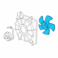 OEM Honda CR-V Fan, Cooling Diagram - 19020-RSA-G01