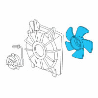 OEM Honda HR-V Fan, Cooling Diagram - 19020-RSA-G01