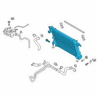 OEM 2021 Ford F-250 Super Duty Radiator Diagram - HC3Z-8005-F