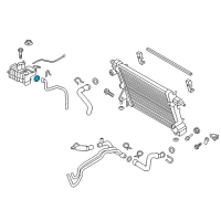 OEM 2017 Ford F-250 Super Duty Lower Pipe O-Ring Diagram - BC3Z-8590-A