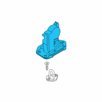 OEM 2007 Nissan Murano Back Door Lock Assembly Diagram - 90502-CA00C