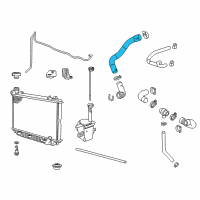 OEM 2017 Chevrolet SS Lower Hose Diagram - 92261483