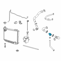 OEM 2015 Chevrolet Caprice Rear Hose Clamp Diagram - 92246934