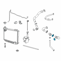 OEM Chevrolet Caprice Rear Hose Clamp Diagram - 11611779