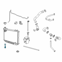 OEM Chevrolet Caprice Plug-Radiator Drain Diagram - 92191922