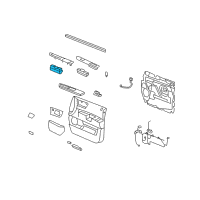 OEM Hummer Window Switch Diagram - 25976511