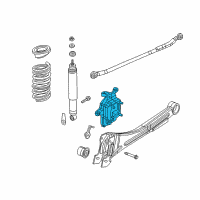 OEM 2015 Ram 3500 Front Steering Knuckle Diagram - 68216188AA