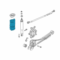 OEM 2018 Ram 3500 Front Coil Spring Diagram - 68172107AA