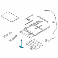 OEM 2015 Nissan Quest Switch Sunroof Diagram - 25450-1JA0B