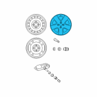 OEM Toyota Yaris Wheel, Alloy Diagram - 42611-52530
