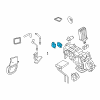 OEM 2008 Lincoln Navigator Motor Diagram - 7L1Z-19E616-A