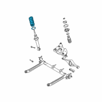 OEM Infiniti I35 Rear Suspension Spring Diagram - 55020-2Y017