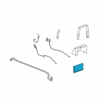 OEM Cadillac XLR Cooler Asm-Trans Fluid Auxiliary Diagram - 10385350