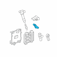 OEM Chevrolet Traverse Crankshaft Sensor Diagram - 12674702