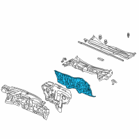 OEM 2020 Acura RLX Dashboard Lower Complete Diagram - 61500-TY2-A01ZZ