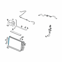 OEM Oldsmobile Aurora Tank Asm, Radiator Outlet Diagram - 52491854