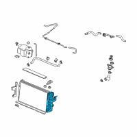 OEM Pontiac Bonneville Tank Asm, Radiator Inlet Diagram - 52494181