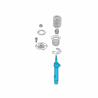 OEM 2016 BMW M3 Front Left Shock Absorber Diagram - 31-31-2-284-785