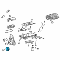 OEM 2018 GMC Yukon Vibration Damper Diagram - 12684590