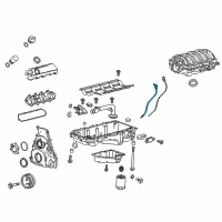 OEM 2017 Chevrolet Silverado 1500 Oil Tube Diagram - 12652951