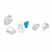 OEM Infiniti Q60 Sensor-Air Bag, Front Center Diagram - K8581-5RA0A