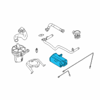 OEM 2005 BMW X5 Activated Charcoal Filter Diagram - 16-13-6-762-410