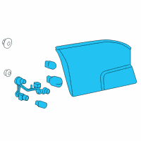 OEM 2014 GMC Terrain Tail Lamp Assembly Diagram - 20987300