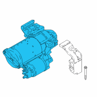 OEM 2018 BMW 330e Starter Diagram - 12418642641