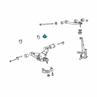 OEM 2018 Toyota Sequoia Spring Bumper Diagram - 48304-0C030