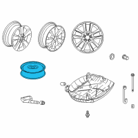 OEM 2011 Honda Accord Crosstour Disk, Wheel (16X4T) (Ring Techs) Diagram - 42700-TP6-A51