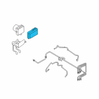 OEM 2008 Mercury Sable Control Module Diagram - 8G1Z-2C219-D