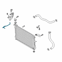 OEM 2022 Kia Telluride Hose-Radiator RESERV Diagram - 25443S9000