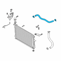 OEM 2021 Kia Telluride Hose Assembly-Radiator, U Diagram - 25414S9000