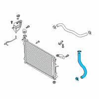 OEM 2022 Kia Telluride Hose Assembly-RADAATOR, L Diagram - 25415S9000