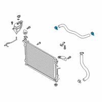 OEM 2020 Kia Sedona Clamp-Hose Diagram - 253313C044